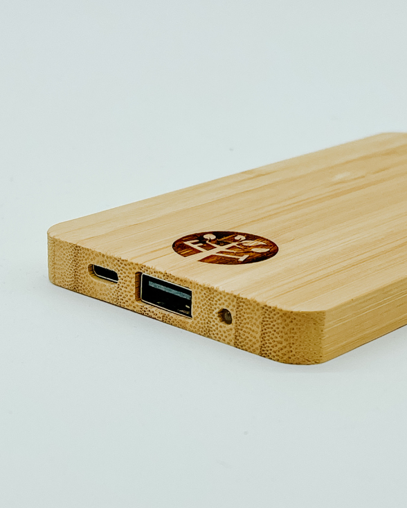 Funk Trunk Personalized Bamboo Power Bank